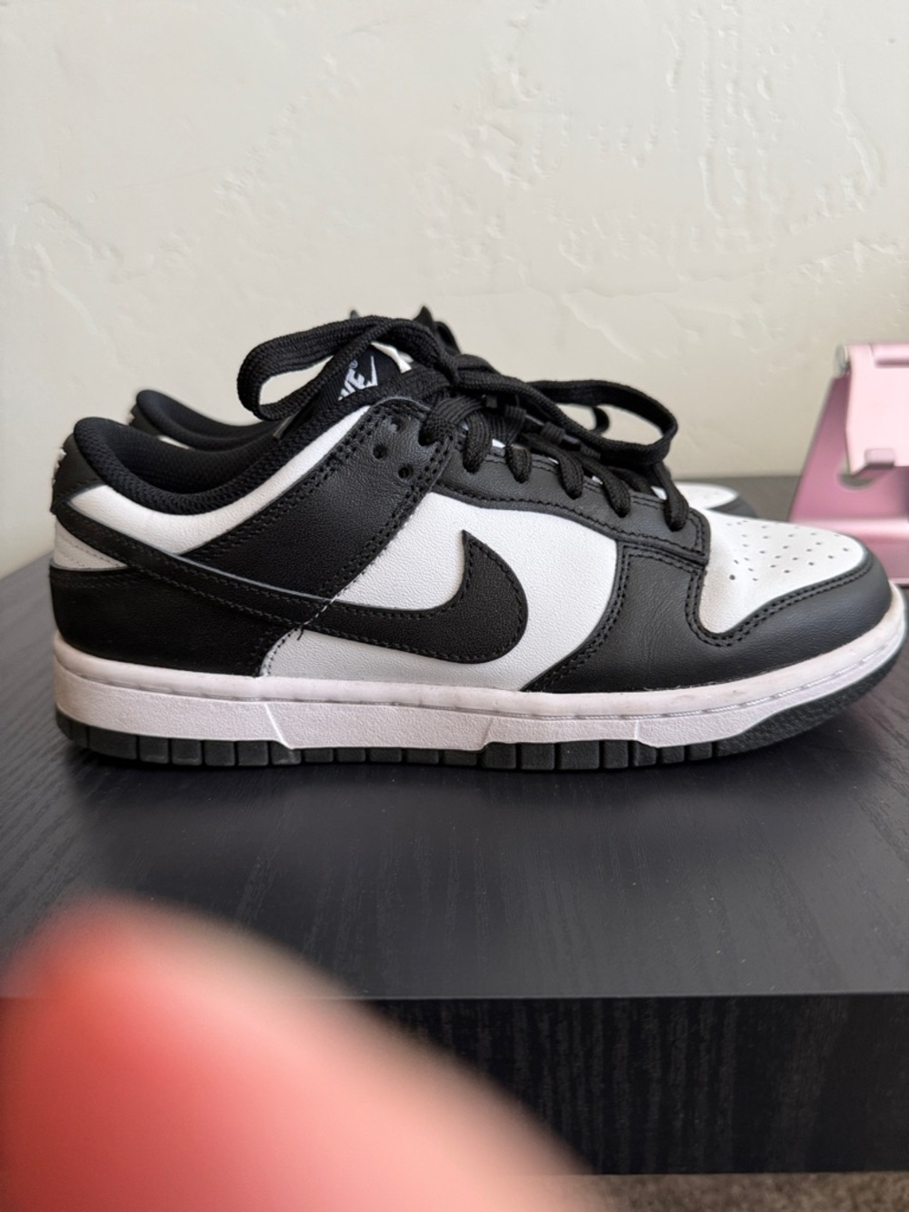 Nike Dunks Low-Top Sneakers in Black and White - Picture 4 of 4